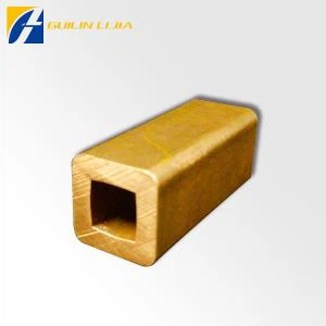 Ornamental Square Brass Tube